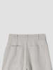 MHL by Margaret Howell Pleated Crop Trousers - Pale Stone - Thumbnail 4