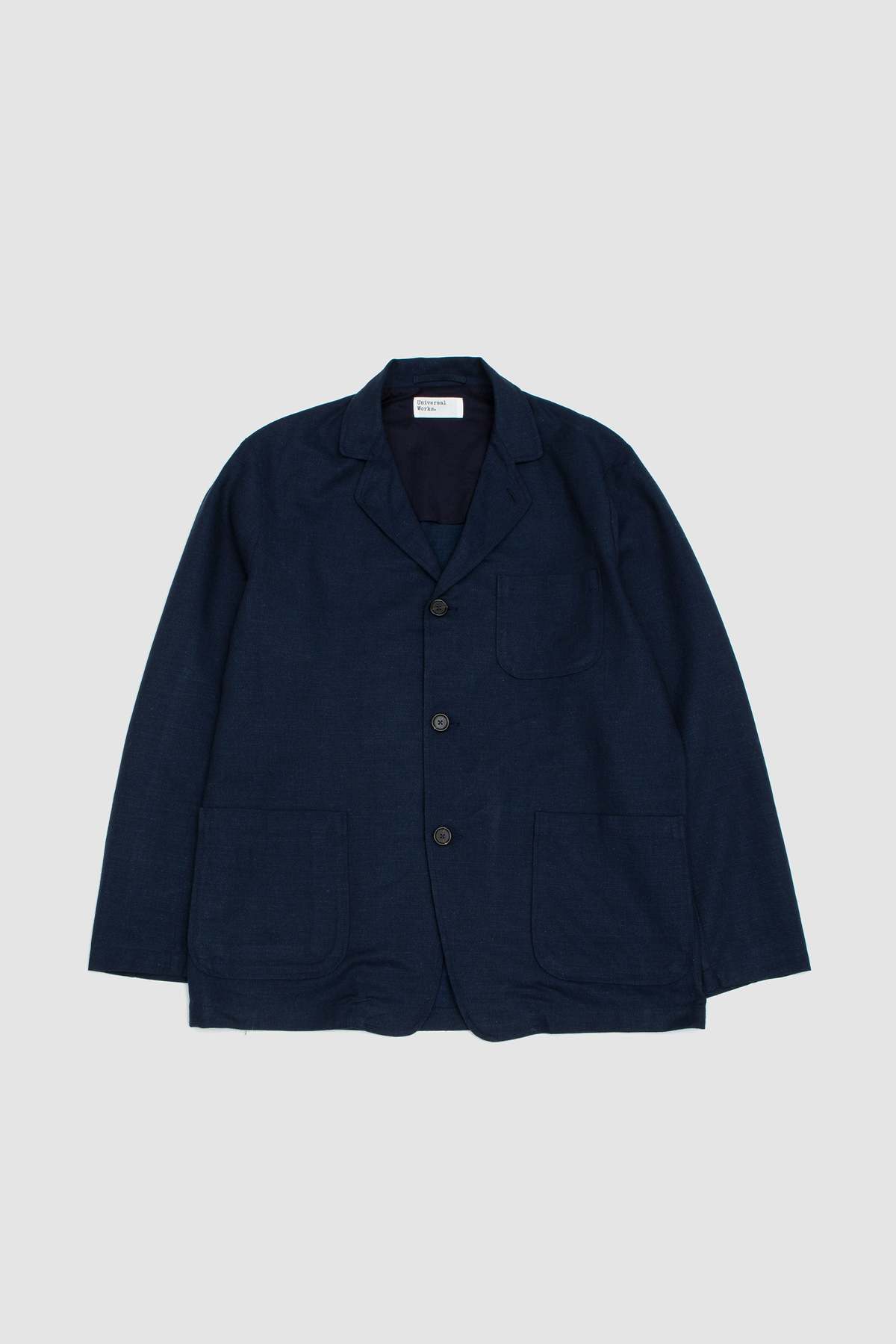 Universal Works 3 Button Jacket - Navy - Image 2 of 5