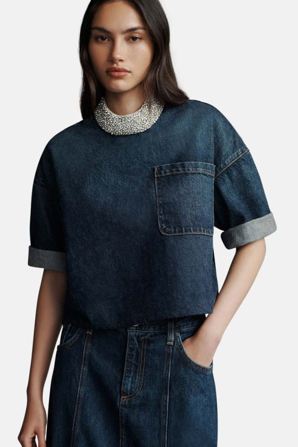 TWP Ex T Top - Dark Wash