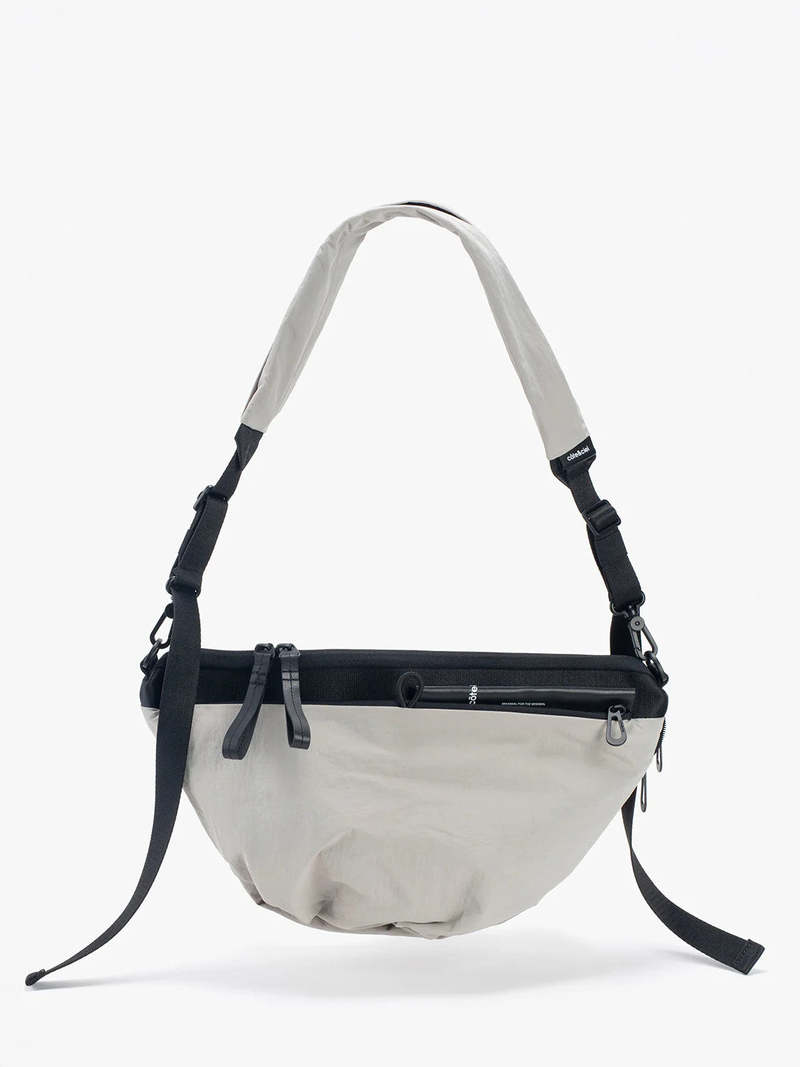 Cte & Ciel Orne Smooth Crossbody Bag - Black & Sand