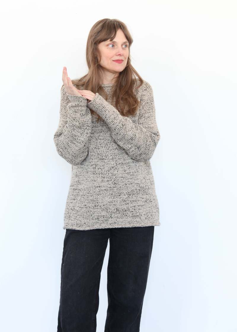 Lauren Manoogian Marl Rollneck - Sisal Marl