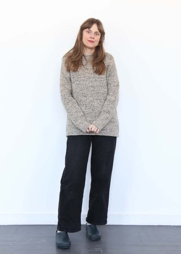 Lauren Manoogian Marl Rollneck - Sisal Marl