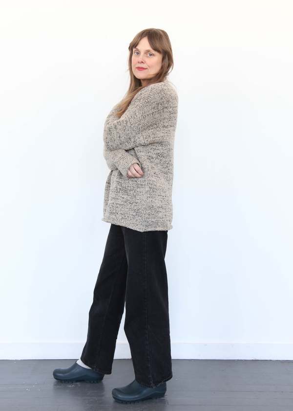 Lauren Manoogian Marl Rollneck - Sisal Marl