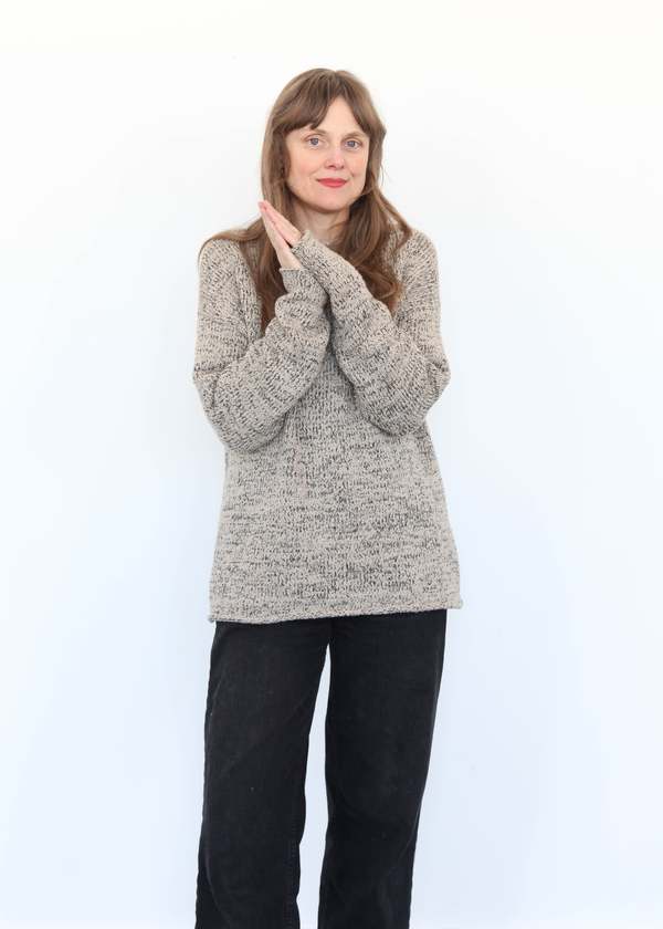 Lauren Manoogian Marl Rollneck - Sisal Marl