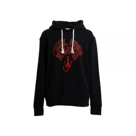 JW ANDERSON Frog Hoodie - Black | Garmentory
