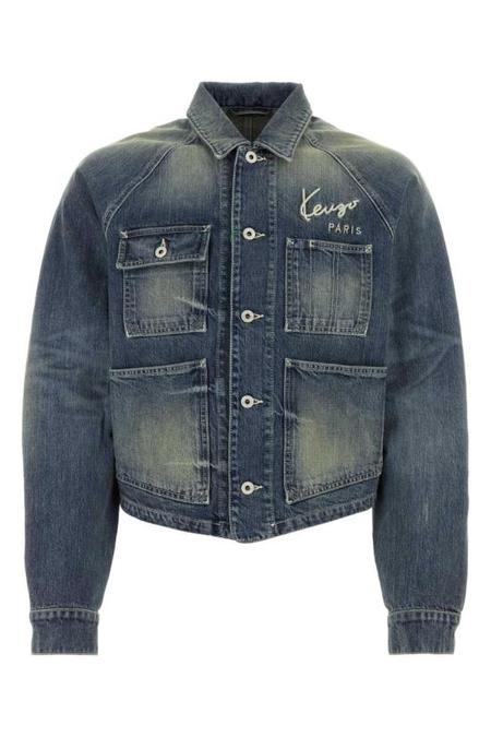 【送料&関税込】Kenzo Maxi Print Denim Jacket Kenzo Maxi Print Denim Jacket | Garmentory