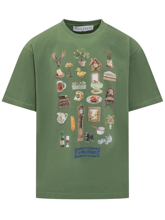 JW ANDERSON T-Shirt - Forest Green | Garmentory