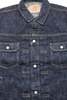 Pure Blue Japan [6111] Woven Double Slub Denim Type 2 Jacket - Indigo - Thumbnail 2