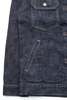 Pure Blue Japan [6111] Woven Double Slub Denim Type 2 Jacket - Indigo - Thumbnail 3