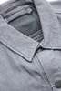 Pure Blue Japan 6221-GRY Men's Woven Sashiko Type 3 Jacket - Gray × Black - Thumbnail 8