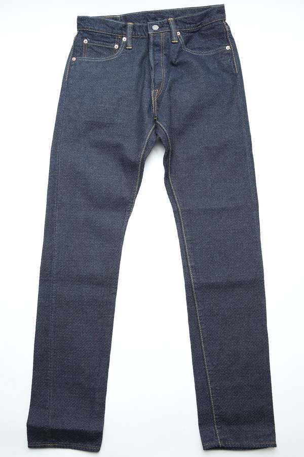 Pure Blue Japan Woven Sashiko Pants - Indigo