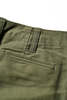 Pure Blue Japan Woven Moleskin Trousers - Olive - Thumbnail 5