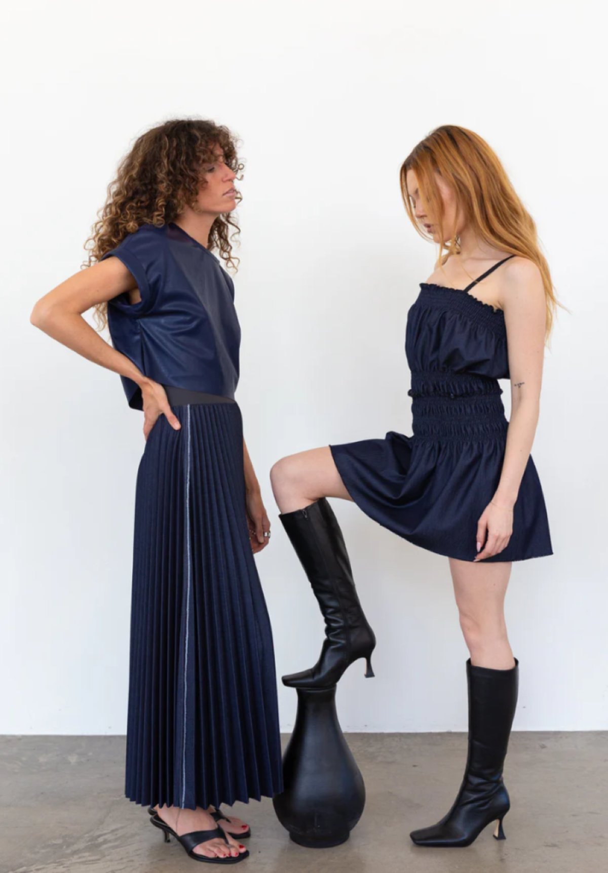 Loyd/Ford Denim Deluxe Skirt - Indigo - Image 2 of 3