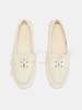 LE MONDE BÉRYL Driver Moccasin - Ecru - Thumbnail 3