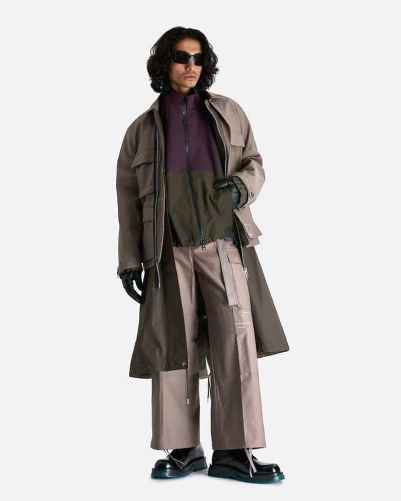 WTAPS × sacai Cotton Back Satin Shorts WTAPS sacai Cotton Back