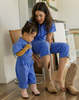 KIDS Noble Organic Utility Suit - French Blue - Thumbnail 3
