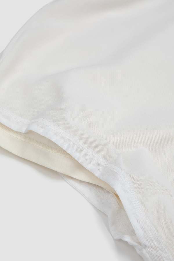 Kiko Kostadinov Inex Mesh Sleeveless Top - Off White/White