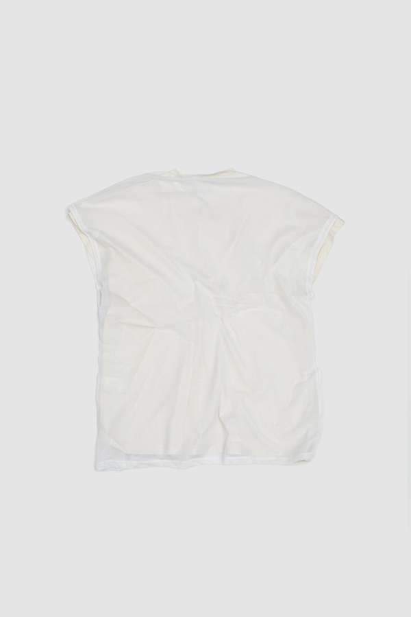 Kiko Kostadinov Inex Mesh Sleeveless Top - Off White/White