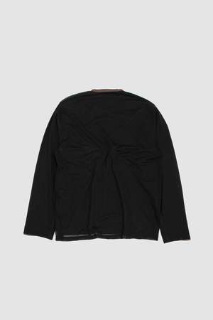 Kiko Kostadinov Inex Mesh Top - Brown/Black | Garmentory