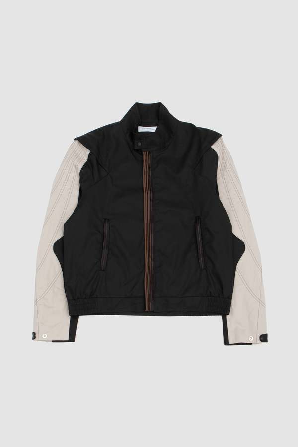 Kiko Kostadinov Solix Jacket - Black Sable/Seedpearl | Garmentory