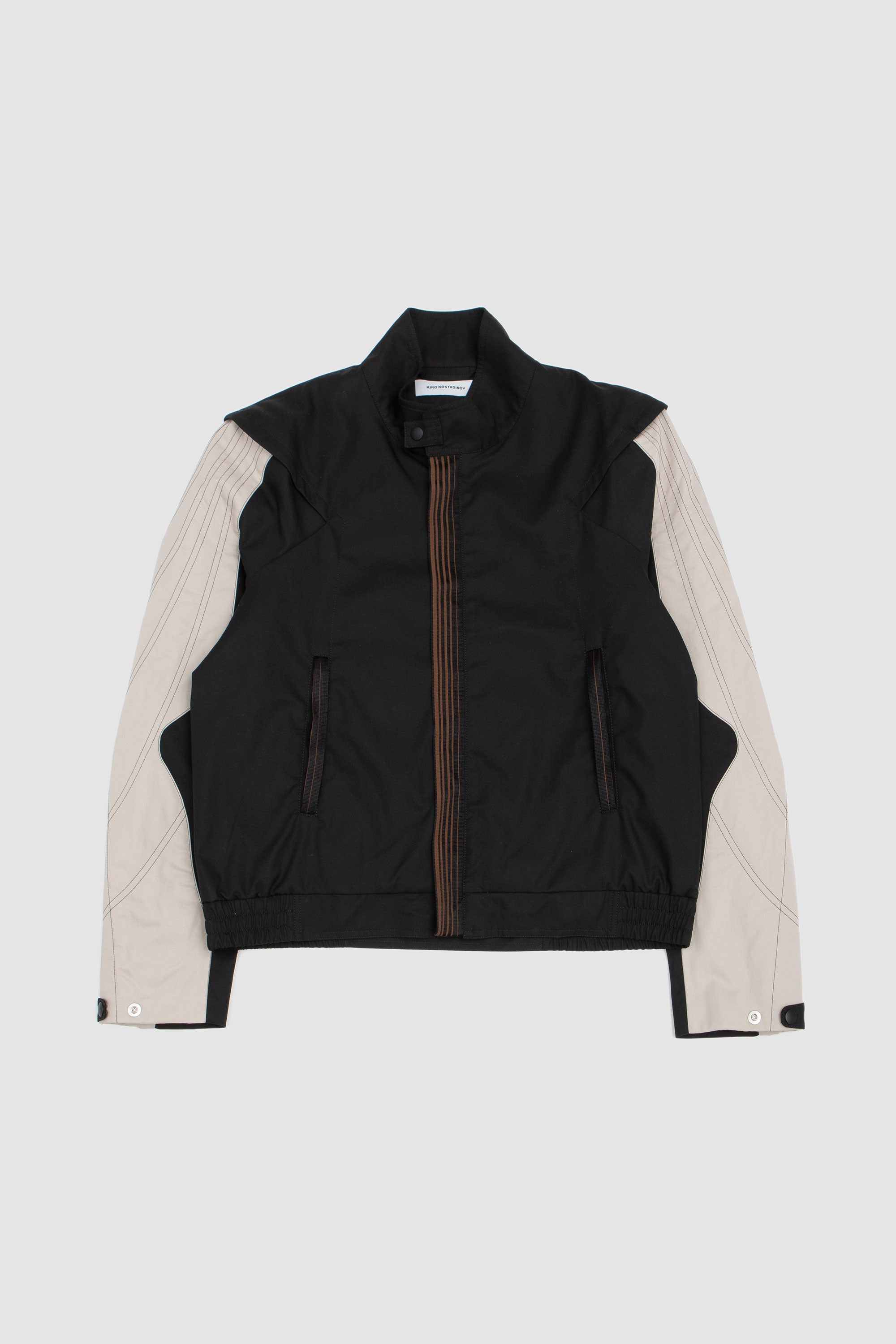 Kiko Kostadinov Solix Jacket - Black Sable/Seedpearl