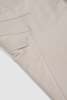 kiko kostadinov Zafar Cargo Trouser - Seedpearl - Thumbnail 4