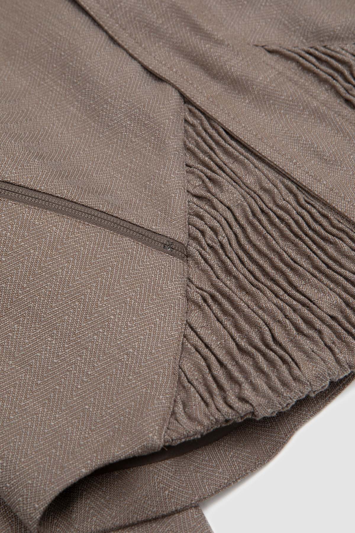 Kiko Kostadinov Zafar Cropped Jacket - Brown Oak | Garmentory