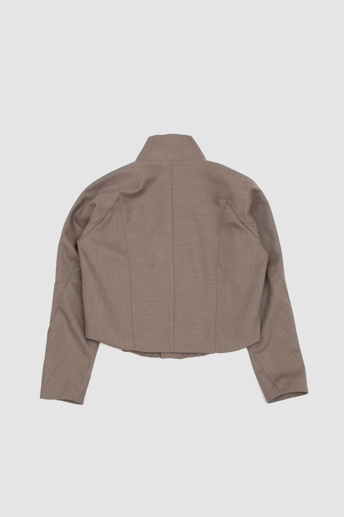 Kiko Kostadinov Zafar Cropped Jacket - Brown Oak | Garmentory