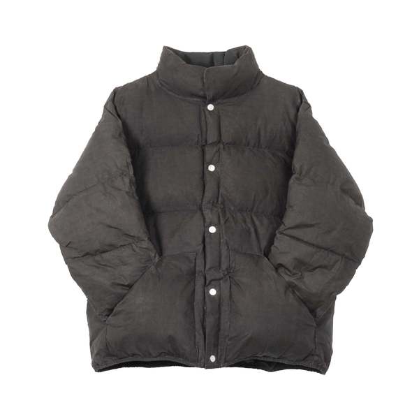 Olderbrother Waxed Puff Coat - Soot | Garmentory