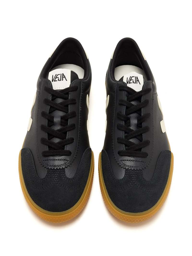 スニーカー Volley Sneakers - Veja - Leather - Black VOLLEY LEATHER BLACK PIERRE | VEJA