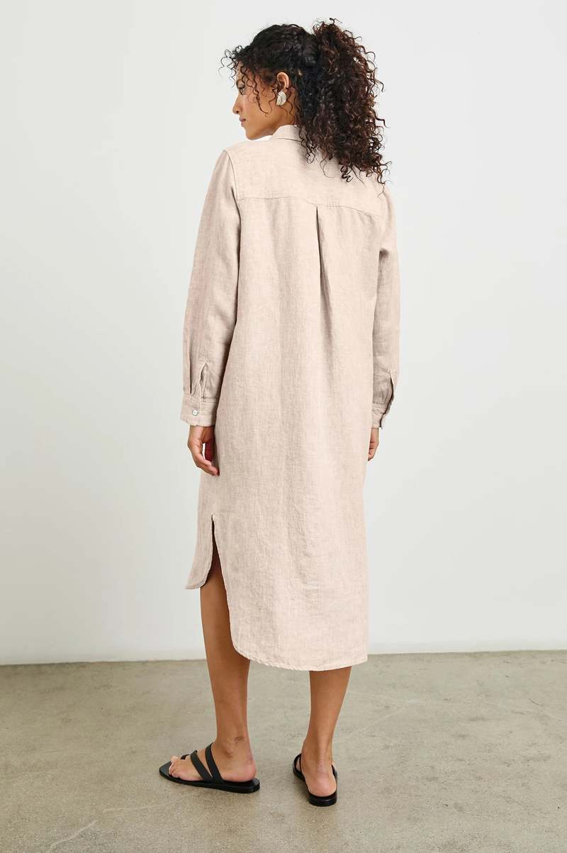 Rails Val Shirt Dress - Heathered Flax