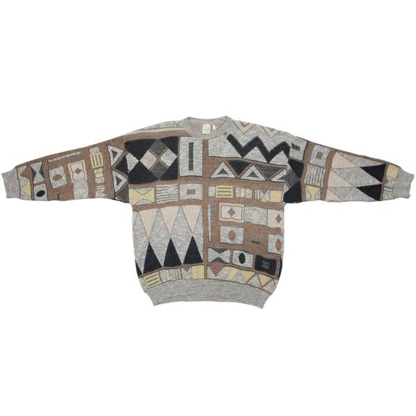 If De Stijl Did Sweaters - Gray