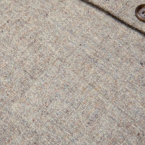 Lubiani Lambswool Basket Weave Blazer - Beige