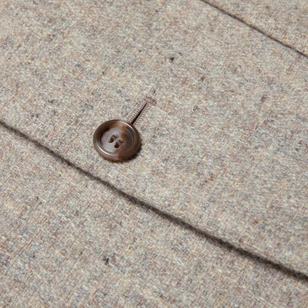 Lubiani Lambswool Basket Weave Blazer - Beige