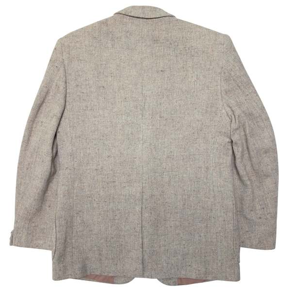 Lubiani Lambswool Basket Weave Blazer - Beige