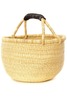 Swahili | AFRICAN MODERN Basic Bolga Farmer's Market Shopper Basket - Thumbnail 5