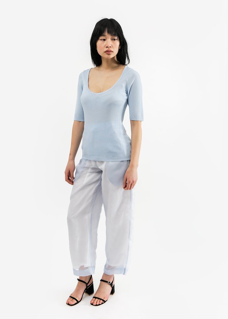 Suzanne Rae Short Sleeve Scoop Neck Knit Suzanne Rae Short Sleeve Scoop Neck Knit