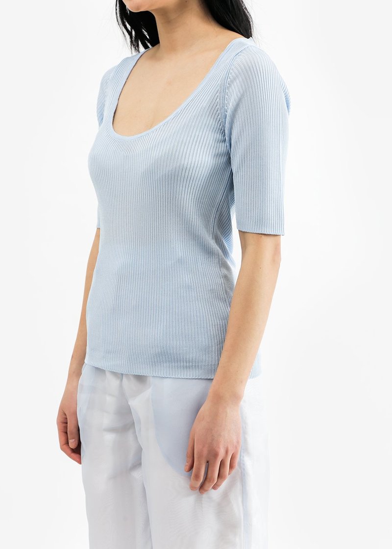 Suzanne Rae Short Sleeve Scoop Neck Knit Suzanne Rae Short Sleeve Scoop Neck Knit