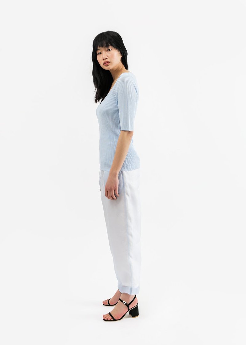 Suzanne Rae Short Sleeve Scoop Neck Knit Suzanne Rae Short Sleeve Scoop Neck Knit