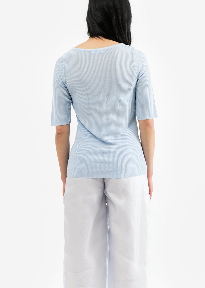 Suzanne Rae Short Sleeve Scoop Neck Knit Suzanne Rae Short Sleeve Scoop Neck Knit