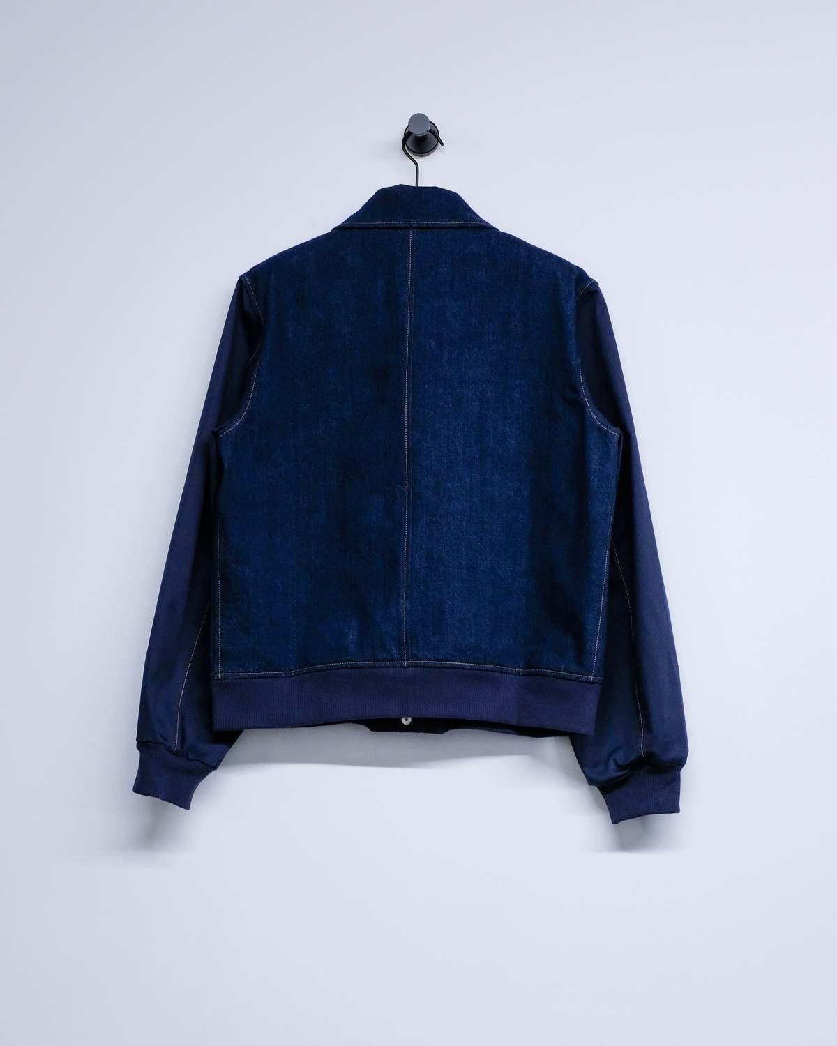Wales Bonner Echo Denim Varsity Jacket - Indigo | Garmentory