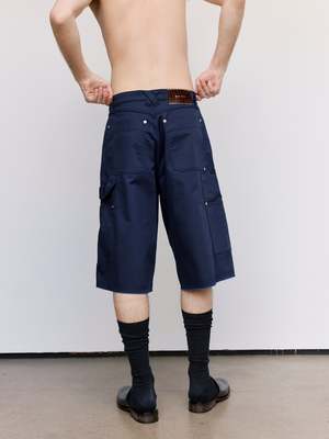 Wales Bonner Kingston Short - Navy | Garmentory
