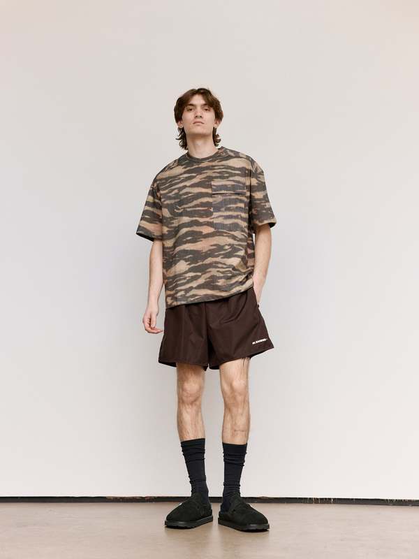 Jil Sander T-Shirt - Tiger Stripe Printed | Garmentory