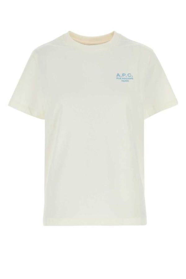 A.P.C. Blanc Bleu Ciel T-Shirt - White