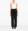 MM6 Maison Margiela Crinkle Tailored Pants - Black - Thumbnail 3