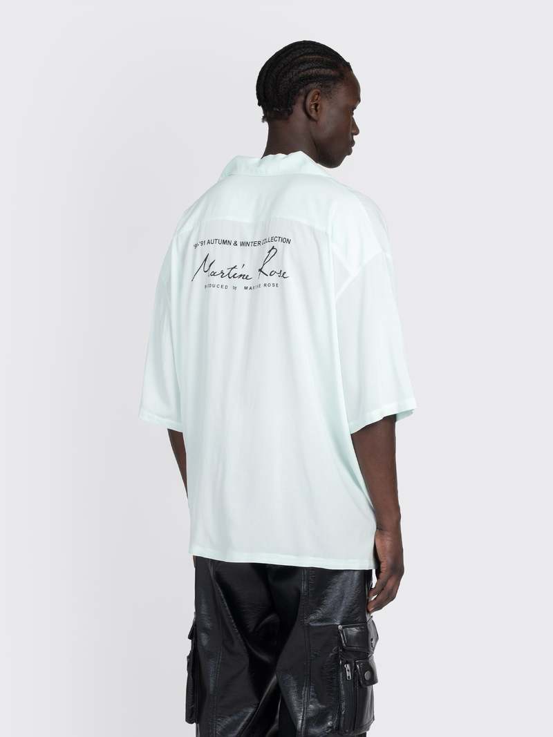 Martine Rose Hawaiian Shirt - Green