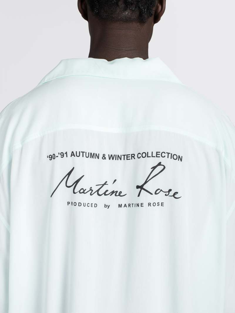 Martine Rose Hawaiian Shirt - Green