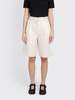 Filippa K Relaxed Pleated Shorts - Cream White - Thumbnail 1