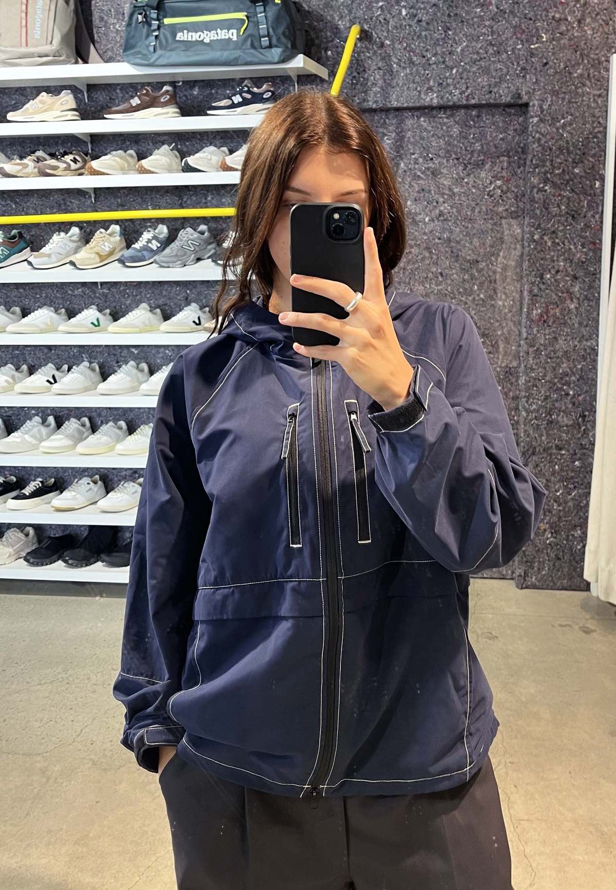 Gramicci Sonora Hooded Jacket - Navy | Garmentory
