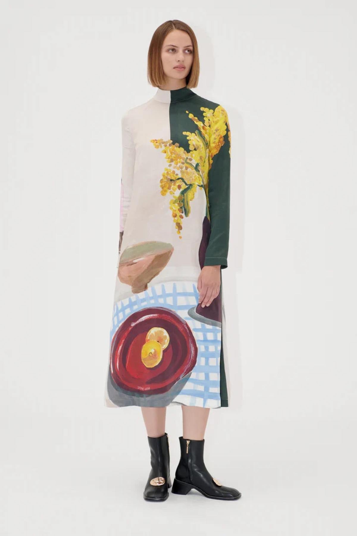 Stine Goya グラフィック袖のロングコート Stine Goya グラフィック袖のロングコート